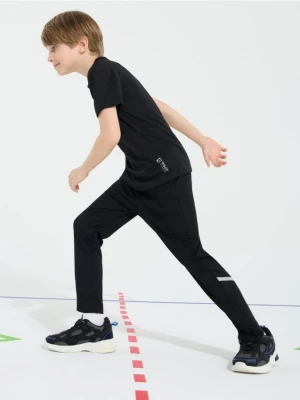 Sinsay - Spodnie sportowe Active - czarny