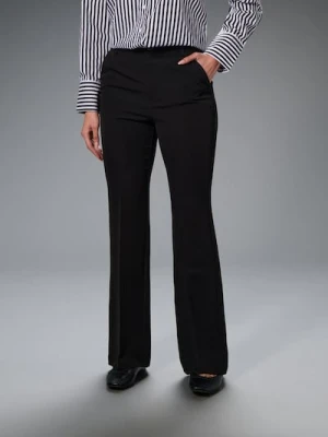 Sinsay - Spodnie straight fit - czarny