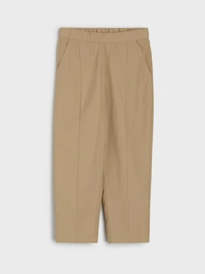 Sinsay - Spodnie straight leg - brązowy