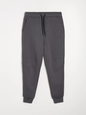 Sinsay - Spodnie tapered fit SNSY PERFORMANCE - szary