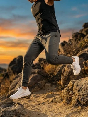 Sinsay - Spodnie tapered fit - zielony