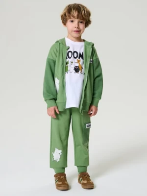 Sinsay - Spodnie The Moomins - zielony
