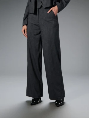 Sinsay - Spodnie w paski - szary