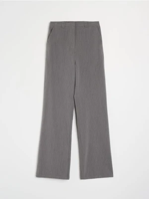 Sinsay - Spodnie wide leg - szary