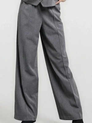 Sinsay - Spodnie wide leg - szary