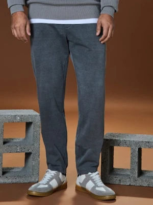 Sinsay - Spodnie wide leg - szary