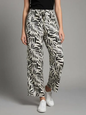 Sinsay - Spodnie wide leg - wielobarwny