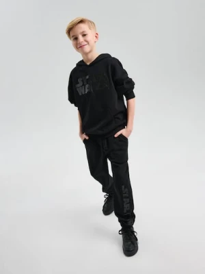 Sinsay - Spodnie z błyszczącym silikonowym nadrukiem Star Wars - czarny