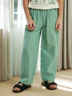 Sinsay - Spodnie z cienkiej tkaniny - zielony