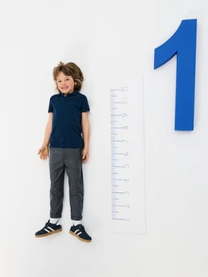 Sinsay - Spodnie z domieszką wiskozy - szary