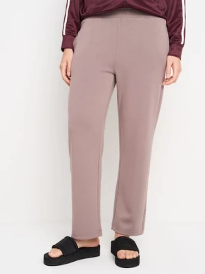 Sinsay - Spodnie z dzianiny soft touch - brązowy