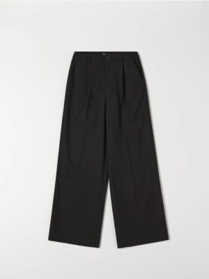 Sinsay - Spodnie z kantem - czarny
