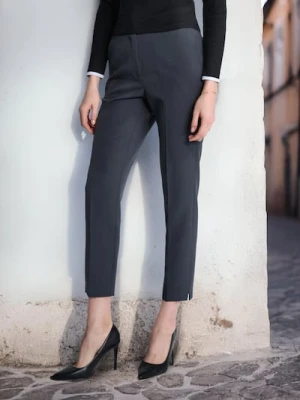 Sinsay - Spodnie z kantem - szary