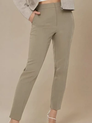 Sinsay - Spodnie z kantem - zielony