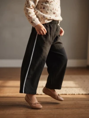 Sinsay - Spodnie z lampasem - czarny