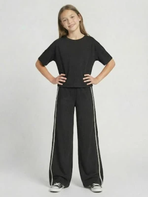 Sinsay - Spodnie z lampasem - czarny