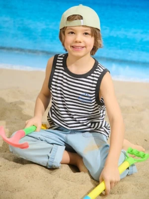 Sinsay - Spodnie z lekkiegoi miękkiego jeansu - niebieski