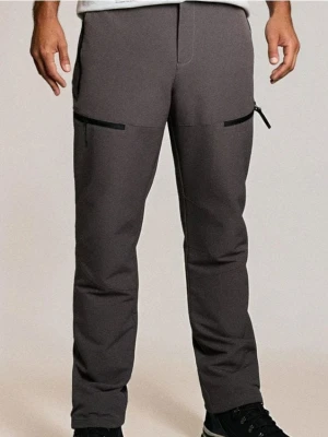 Sinsay - Spodnie z ociepleniem - szary