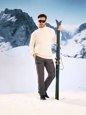 Sinsay - Spodnie z ociepleniem - szary