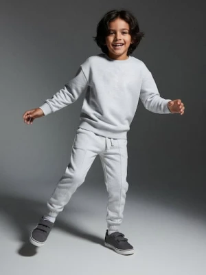 Sinsay - Spodnie z przeszyciami - szary