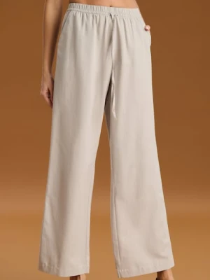 Sinsay - Spodnie z wiskozą - szary