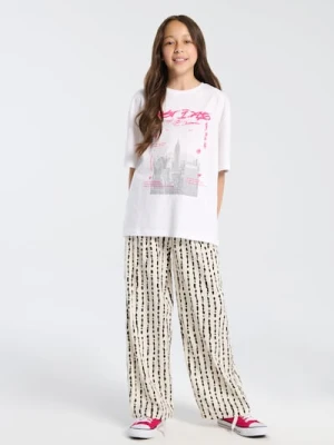 Sinsay - Spodnie z wiskozy - wielobarwny