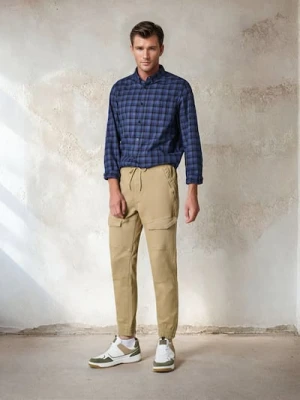 Sinsay - Spodnie - żółty