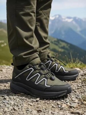 Sinsay - Sportowe buty z elastycznymi sznurówkami - zielony