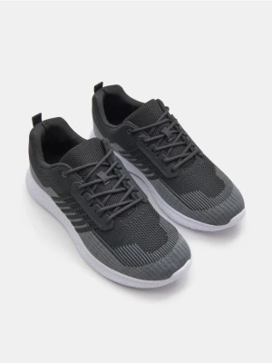 Sinsay - Sportowe sneakersy - szary