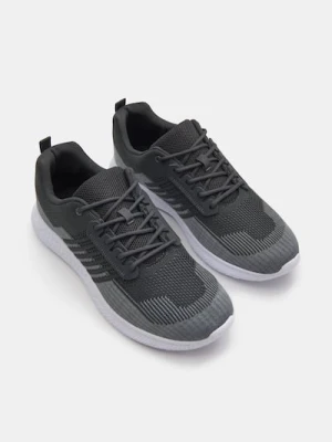 Sinsay - Sportowe sneakersy - szary