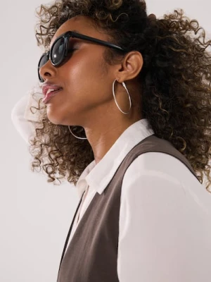 Sinsay - Srebrne kolczyki 2 pack - srebrny