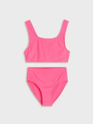 Sinsay - Strój kąpielowy dwuczęściowy basic - różowy