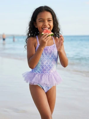 Sinsay - Strój kąpielowy jednoczęściowy - fioletowy