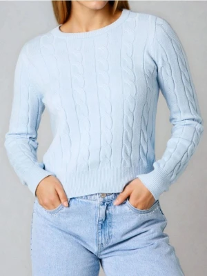 Sinsay - Strukturalny sweter - niebieski