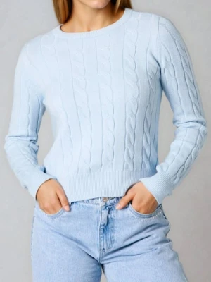 Sinsay - Strukturalny sweter - niebieski