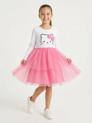 Sinsay - Sukienka babydoll Hello Kitty - wielobarwny
