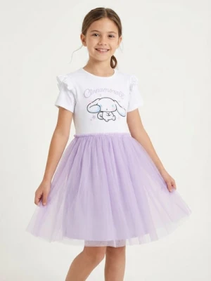 Sinsay - Sukienka babydoll z nadrukiem Cinnamoroll - wielobarwny