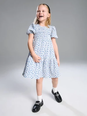 Sinsay - Sukienka babydoll ze wzorem - wielobarwny