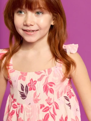 Sinsay - Sukienka babydoll ze wzorem - wielobarwny