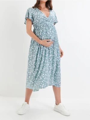 Sinsay - Sukienka ciążowa szmizjerka ze wzorem - wielobarwny