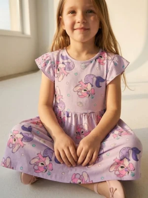 Sinsay - Sukienka dresowa Lilo & Stitch - fioletowy