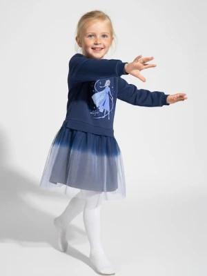 Sinsay - Sukienka dresowa z tiulem Frozen - wielobarwny