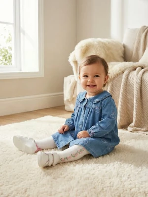 Sinsay - Sukienka jeansowa - niebieski