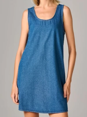 Sinsay - Sukienka jeansowa - niebieski