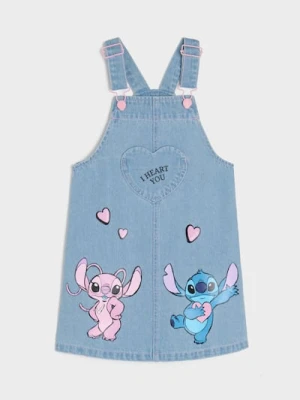 Zdjęcie produktu Sinsay - Sukienka jeansowa Stitch - niebieski