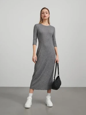 Sinsay - Sukienka midi - szary