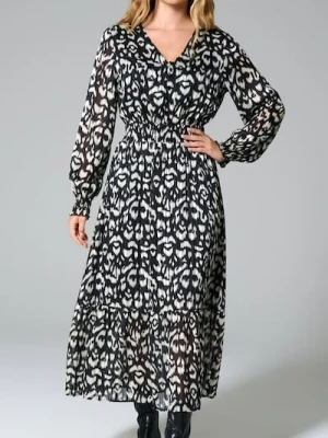 Sinsay - Sukienka midi - wielobarwny