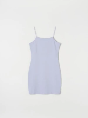 Sinsay - Sukienka mini na ramiączkach - niebieski