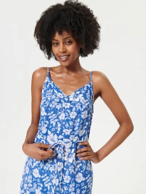 Sinsay - Sukienka mini na ramiączkach - niebieski