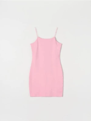 Sinsay - Sukienka mini na ramiączkach - różowy